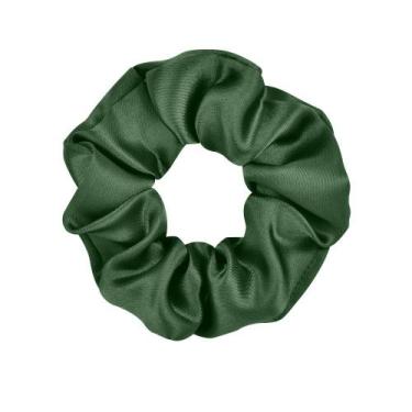 Imagem de Kit 100 Xuxinhas de Cetim Charmousse Scrunchie Anti Frizz Luxo - LD Co