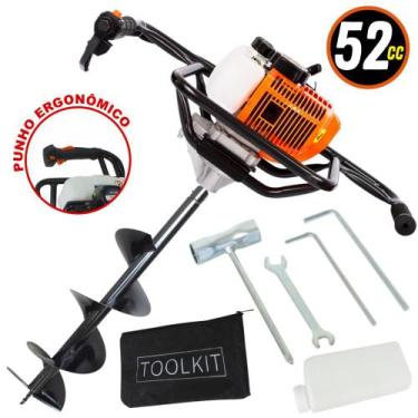 Imagem de Perfurador de Solo Vulcan Trent VPS520 2T 52CC 2,5CV Maior Economia de