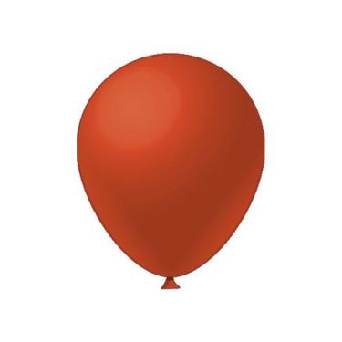 Imagem de Balão de Festa Látex Liso - Terracota - Festball - Rizzo