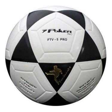 Imagem de Bola Futevôlei Vulcanizada Pu Poker, Branco