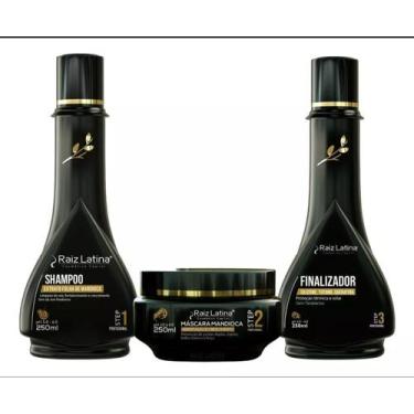 Imagem de Kit tutano e Ceramidas Raiz latina (shampoo, máscara e liveain), 1kg