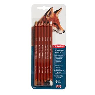 Imagem de Derwent, Lápis de Cor Permanente Drawing 6 Cores Blister, 700476
