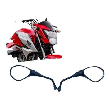 Imagem de Retrovisor Mini Modelo Bmw Gs 650 F800 Rosca Honda Par - AWA