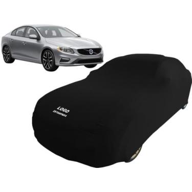 Imagem de Capa Automotiva Volvo S60 Tecido Helanca Cor Preta - Mz, Preta