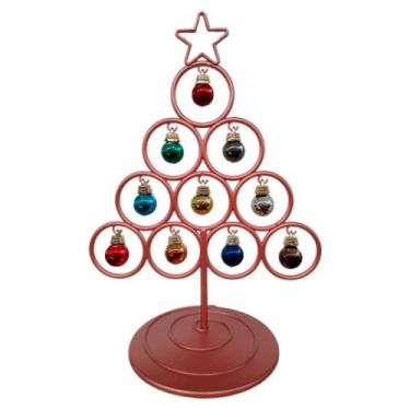 Imagem de Árvore Claus do Amor em tons de Rosê Gold de 30cm. - Brilha Natal e Wa