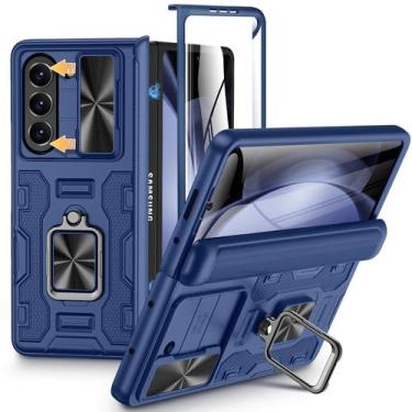 Imagem de Capa VEGO para Samsung Galaxy Z Fold 5 - Com Proteção de Dobradiça Azu