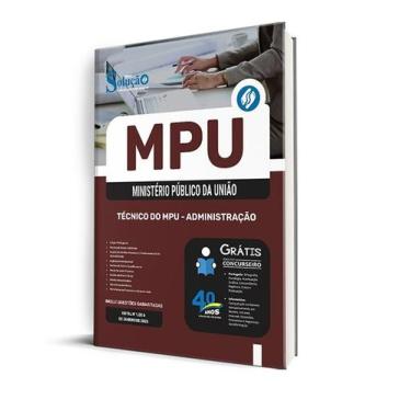 Imagem de Apostila MPU - Técnico do MPU - Administração