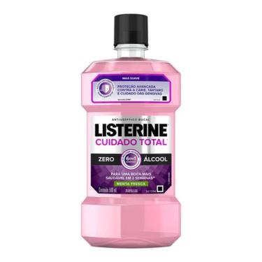 Imagem de Enxaguante Bucal Listerine Cuidado Total Zero lcool 500ml