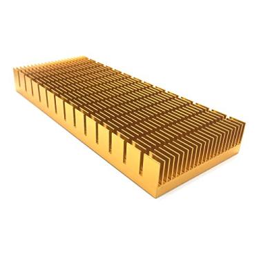 Imagem de Módulo de resfriamento, 14 x 6 x 2 cm Alumínio dissipador de calor para dissipador de calor, Cooler Fin para Amplificador LED de alta potência, Transístor, Fina de resfriamento de difusão de calor