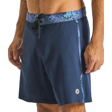 Imagem de Bermuda Hurley Plasma Stripe 18" SM25 Masculina Marinho
