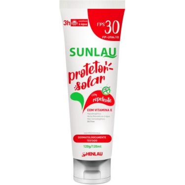 Imagem de Protetor Solar Fator 30 com Repelente - Henlau, 120ml