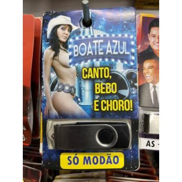Imagem de pen drive com musicas gravadas diversas pendrive gravado generos BOATE AZUL CANTO BEBO E CHORO