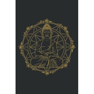 Imagem de Buddha Lotus Mandala Vintage Sacred Yoga Zen Meditation Gift: Lined Journal & Diary for Writing & Notes for Girls and Women, Memo Diary Subject Notebooks Planner, 6"x9"
