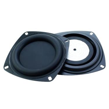 Imagem de Pacote com 2, 5 cm/7,6 cm/10,2 cm, 52 mm, 78 mm, 105 mm, membrana vibratória, ferro, borracha, vibração, placa de diafragma, substituição de placa de diafragma, radiador, subwoofer, alto-falante e