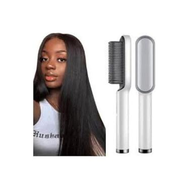 Imagem de Escova Alisadora Profissional 5 em 1 – Cabelos Lisos, Brilhosos e Saudáveis em Minutos