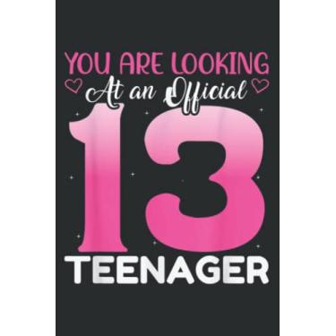 Imagem de 13Th Birthday Girls 13 Years Official Goodnager Birthday Nice: Lined Notebook: 6" x 9", 100 Pages, Notebook Journal For Lady, Girls And Women. Perfect Possum Blank Lined Notebook Journal Gift Ideas.