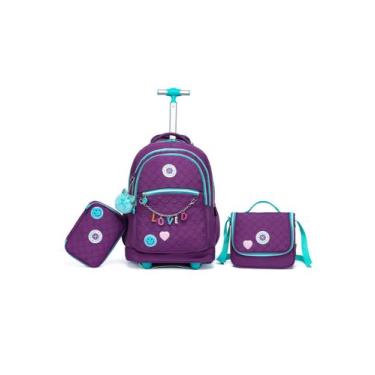 Imagem de Kit mochila madami + estojo + lancheira, U