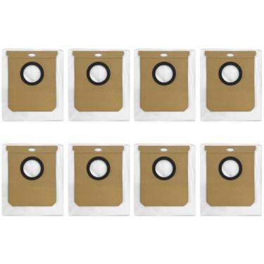 Imagem de HUAYUWA Kit de acessórios para aspirador de pó compatível com Roidmi EVE CC, peças de reposição para aspirador de pó e limpador de esfregão (8 sacos de coleta de poeira)