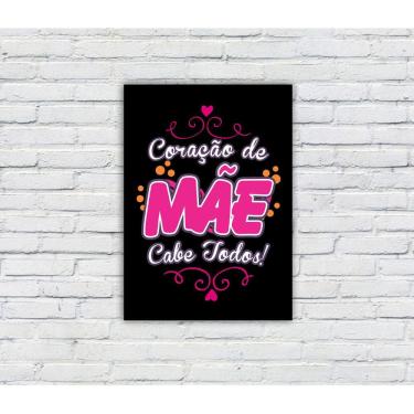 Imagem de Quadro/Placa Decorativa MDF s/ Moldura Tema Mães