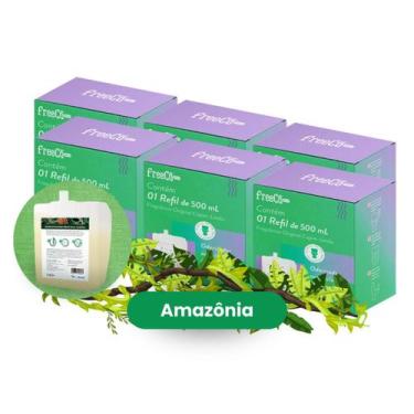 Imagem de 6 refis freeco bloqueador neutralizador de odores  500ml