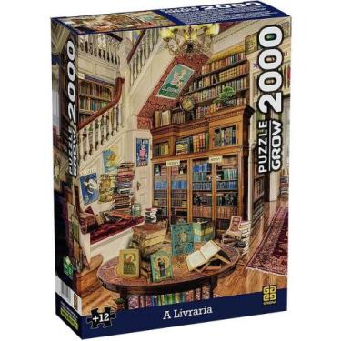 Imagem de Quebra cabeca a livraria 2000 pecas grow, ., UN