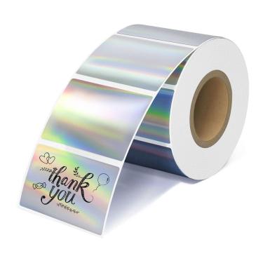 Imagem de Etiquetas térmicas JOYIT Holographic 2,25x1,25" 500 unidades/rolo