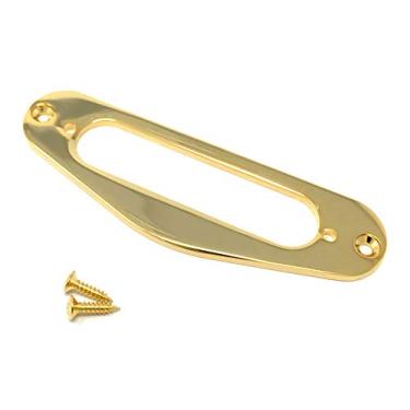 Imagem de Anel de montagem de captador de bobina única de metal dourado para guitarra Fender Telecaster da VINTAGE FORGE | PRT10-GLD
