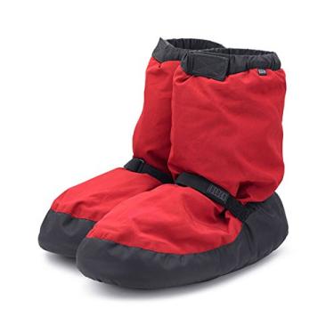 Imagem de Bloch Sapato de dança feminino Warm Up Bootie, Vermelho, X-Large
