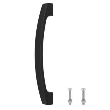 Imagem de Maçaneta de porta de micro-ondas WB15X20993, compatível com substituição de maçaneta de micro-ondas General Electric GE, acabamento em tinta preta, maçaneta de alumínio para micro-ondas JNM3151RF1SS,