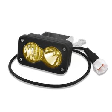 Imagem de MLWRID Kit de farol com suporte de montagem compatível com SurRon Segway X260 e Talaria, kit de farol de bicicleta de sujeira holofote amarelo, acessórios Sur-ron (luz amarela)