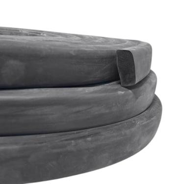 Imagem de Borracha Perfil Esponjoso Vedação Macio 38x19mm - 10 Metros Borrachas Londrina