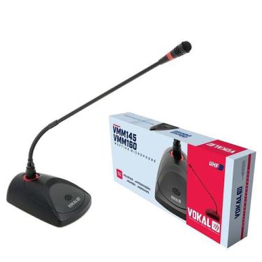Imagem de Microfone De Mesa Gooseneck Reuniões/Palestra Vokal VMM-160 Haste 60cm