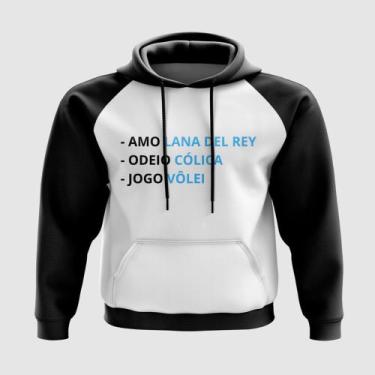 Imagem de Blusa com Capuz Amo Lana Del Rey Carnaval - A Fabriqueta, GG