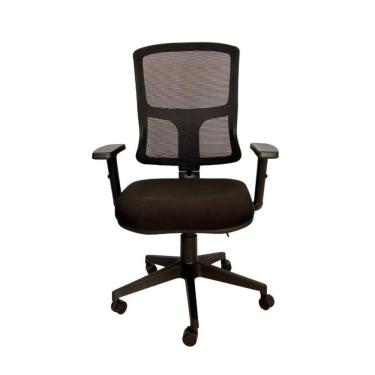 Imagem de Cadeira Escritorio back system encosto telado nr17 Ergonomica preta G402A Atacadeiras