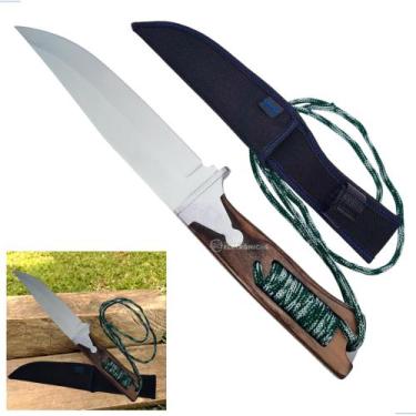 Imagem de Faca Tática Full Tang com Lâmina de 17cm, Cabo Premium e Bainha de Nyl