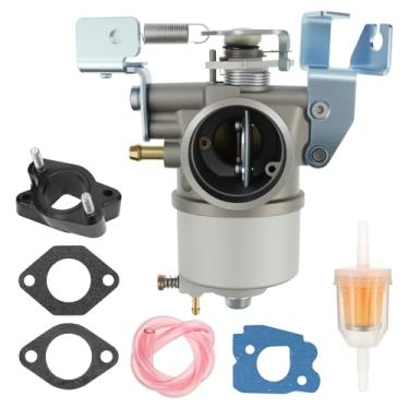 Imagem de Carbman J38-14101-02 Carburador com junta espaçadora de admissão para Yamaha para carrinho G2 G5 G8 G9 G11 1985-1995 motor de 4 ciclos tempos Repls J38-13596-00 J38-14101-00 J38-1411-00 01-01