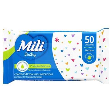 Imagem de Toalha Umedecida Mili Baby 50 Unidades - Mili - Mili Sa