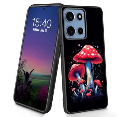 Imagem de Bxgolkgd Projetada para Moto G Power 2025, capa protetora antiderrapante de silicone TPU macio e fino à prova de choque para Motorola Moto G Power/Play 2025 de 6,8 polegadas, cogumelo fofo