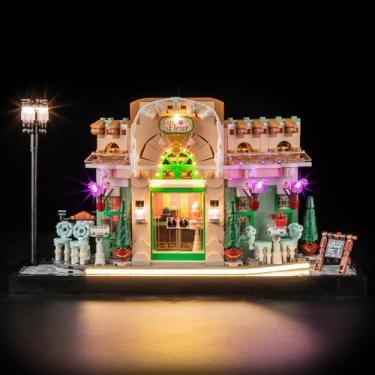 Imagem de YEABRICKS Kit de luzes LED para 10362 Icons café francês modelo de blocos de construção (excluindo o kit de construção)