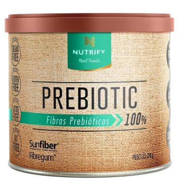 Imagem de Suplemento em pó Nutrify Prebiotico fibras sabor neutro em lata de 210g