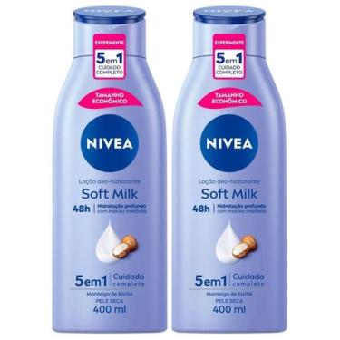 Imagem de Kit C2 Loção Hidratante Soft Cuidado Completo 400ml -Nivea