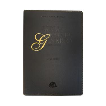 Imagem de Bíblia De Estudo De Genebra Letra Grande -Preta 3ª Edição Revisada