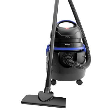 Imagem de Aspirador de Água e Pó Philco PAS80 - 20 Litros, 1500W, Preto/Azul