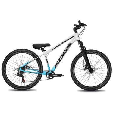 Imagem de Bicicleta Aro 29 KOG 1X7 Tipo Freeride Viking Hupi Gios, Azul piscina 