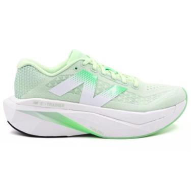 Imagem de Tênis New Balance FuelCell Supercomp Trainer V3 Feminino, 38, Verde cl