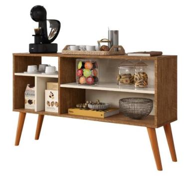 Imagem de Aparador de Sala Cantinho do Café Nichos e Pé Palito - E-NOVA MÓVEIS, 