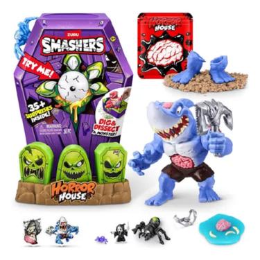 Imagem de Smashers Zuru Monster Horror House Series 1 - Casa Do Horror Grande Azul  – 35 Surpresas - Fun