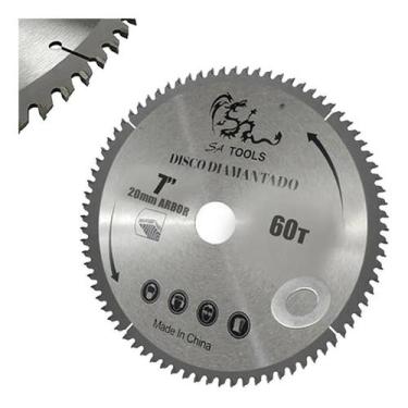 Imagem de Disco De Serra P/ Madeira E Mdf 7 Pol 60 Dentes Sa Tools - nakasaki