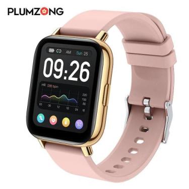 Imagem de Relógio Plumzong Unissex rastreador smartwatch ip68 Pedômetro Rastread