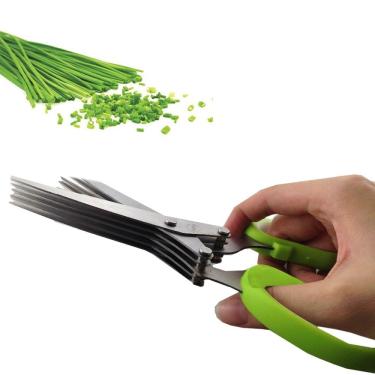 Imagem de Tesoura 5 Lâminas - Corta Legume Tempero